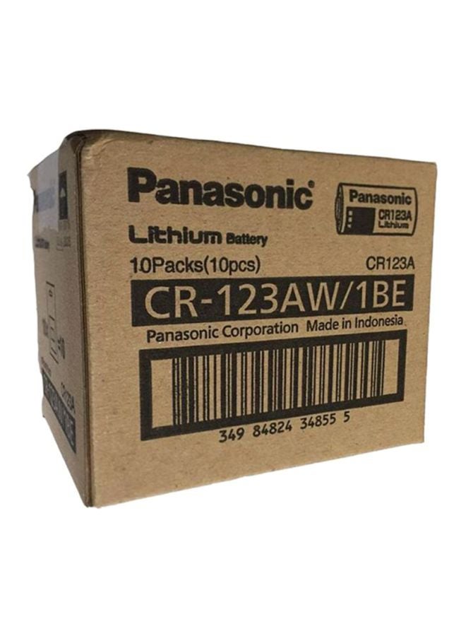 Panasonic 10-Piece Lithium Household Battery Set Silver/Black - Image 2