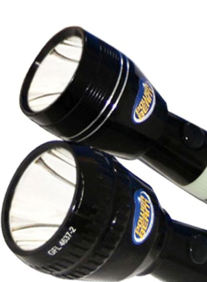 جيباس قطعتان من مصباح يدوي قابل للشحن أسود/أبيض - Image 2