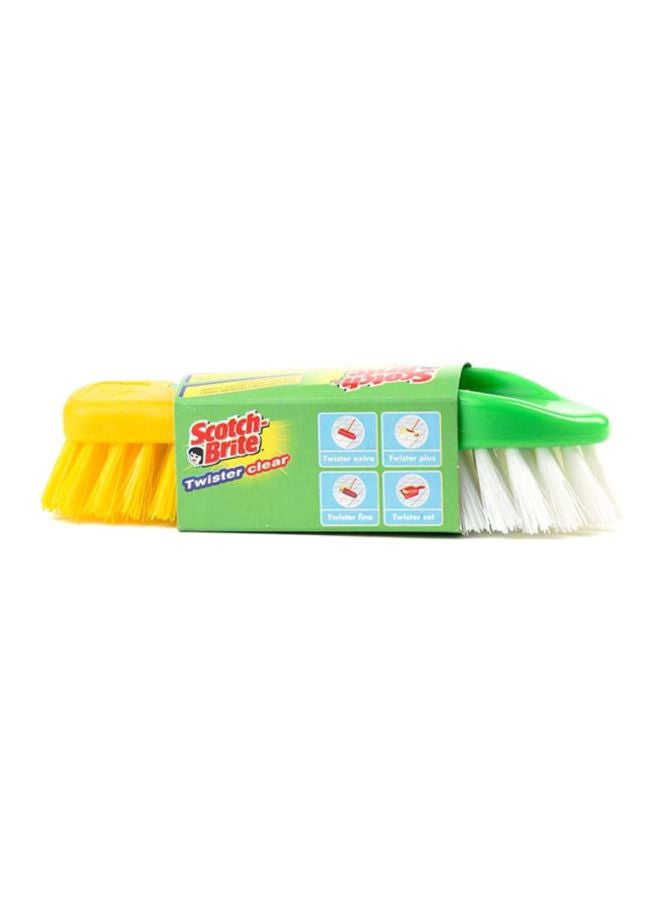 Scotch Brite Twister Clear Carpet Brush Yellow/Green/White - Image 3