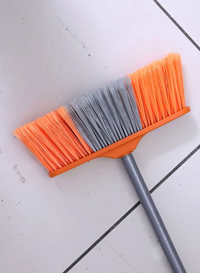 DELCASA - Broom With Handle Orange/Green/silver - Image 1
