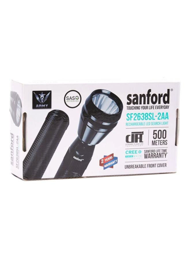 سانفورد مصباح البحث LED القابل لإعادة الشحن أسود - Image 5