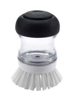 OXO Set of 2 Soap Dispensing Palm Brush White/Black 12x5x5cm  - Image 2