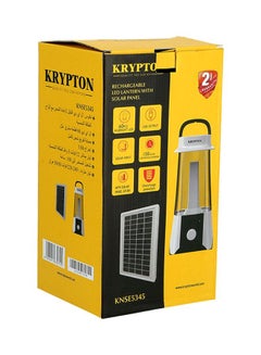KRYPTON Rechargeable Solar LED Emergency Light  - Image 3
