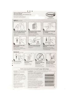 3M Command Brand Utility Hook White Jumbo  - Image 3