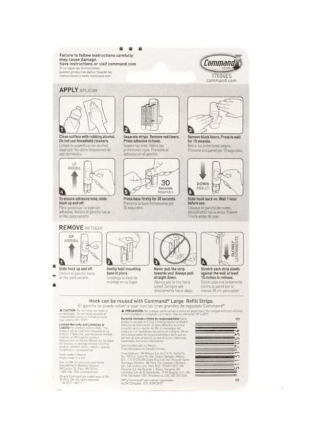 3M - Command Brand Utility Hook White Jumbo - Image 1