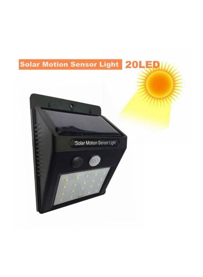 Beauenty 20 LED Solar Motion Sensor Wall Light White/Black 6x13cm - Image 2
