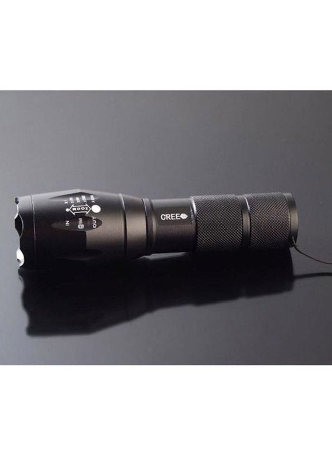Voberry Flashlight Torch Zoom Lamp Black 50x40x150mm  - Image 3