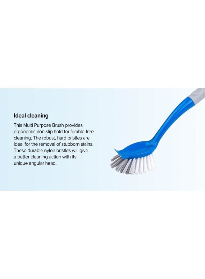 Kleaner Multi Purpose Brush Blue/Grey 28cm - Image 2