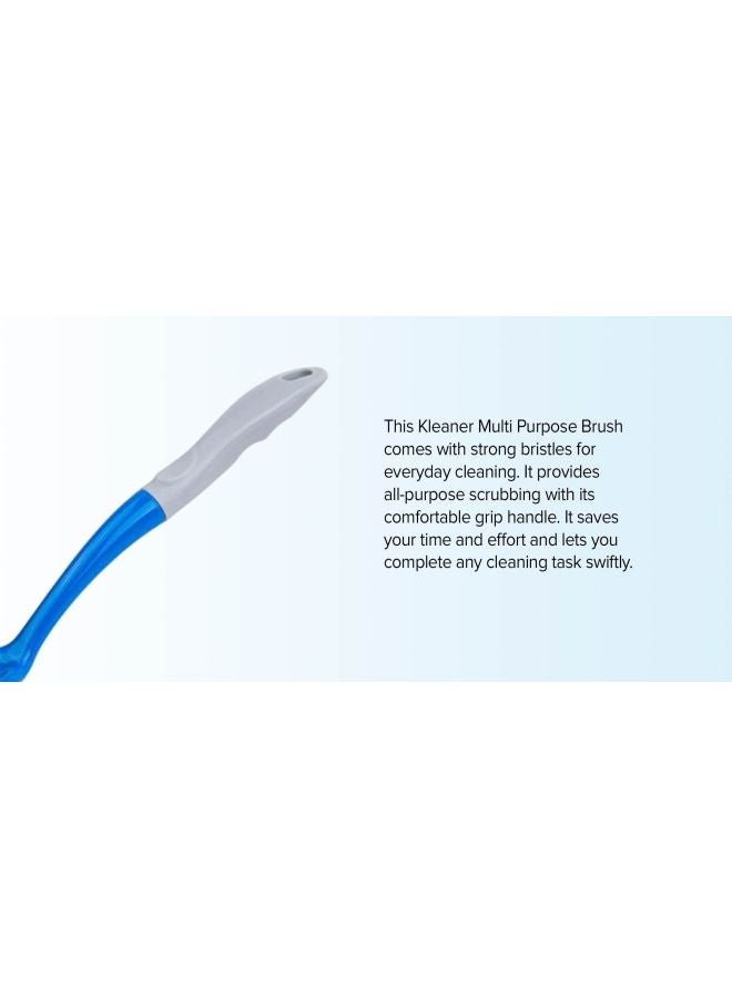 Kleaner Multi Purpose Brush Blue/Grey 28cm - Image 4