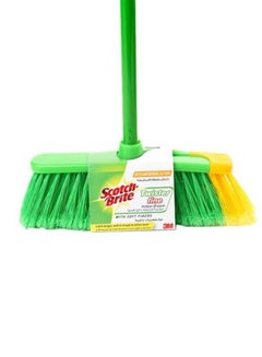 3M Scotch-Brite Twister Fine Indoor Broom Green  - Image 2