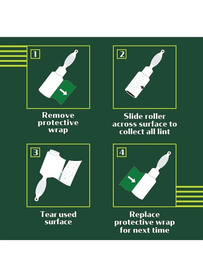 3M Scotch Brite Mini Lint Roller Black/White 3inch - Image 3