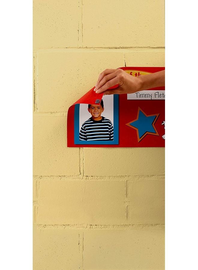 3M - 16-Piece Scotch Permanent Mounting Squares Multicolour 2.5cm - Image 1