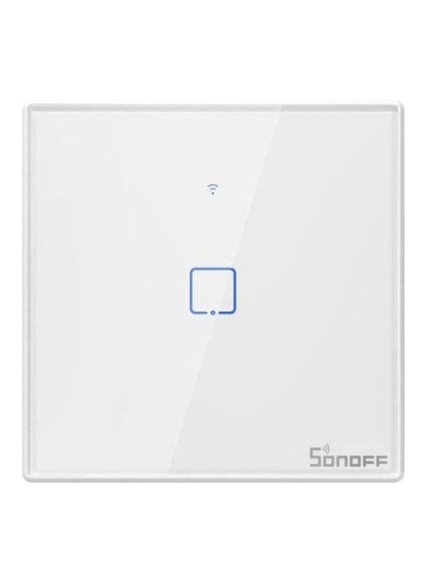 WiFi Wall Light Switch White 86x86x35mm