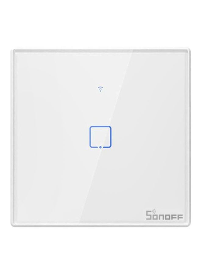 SONOFF WiFi Wall Light Switch White 86x86x35mm - Image 1