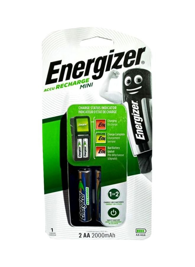 Energizer Accu Recharge Mini Battery Charger  - Image 1