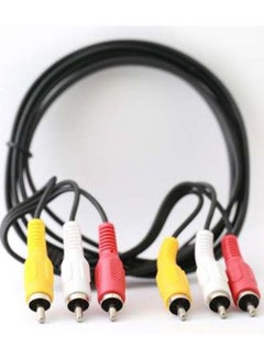 3M 6 Pin 3 RCA/M-3 Rca/M ts TCV3303N N/Plated Audio Video RCA Cable Multicolour  - Image 2