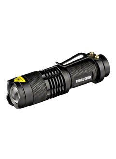 Mini Q5 LED Flashlight Torch Adjustable Focus Zoom Light Lamp Black/Clear