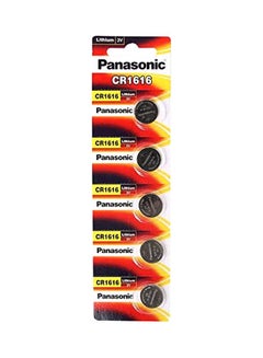 Pack Of 5 Lithium Coin Battery Silver