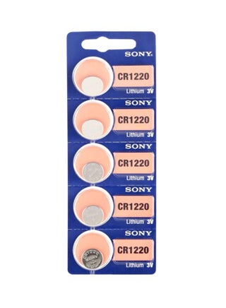 5-Piece Coin Lithium Battery silver - v1616938295/N17956340A_1