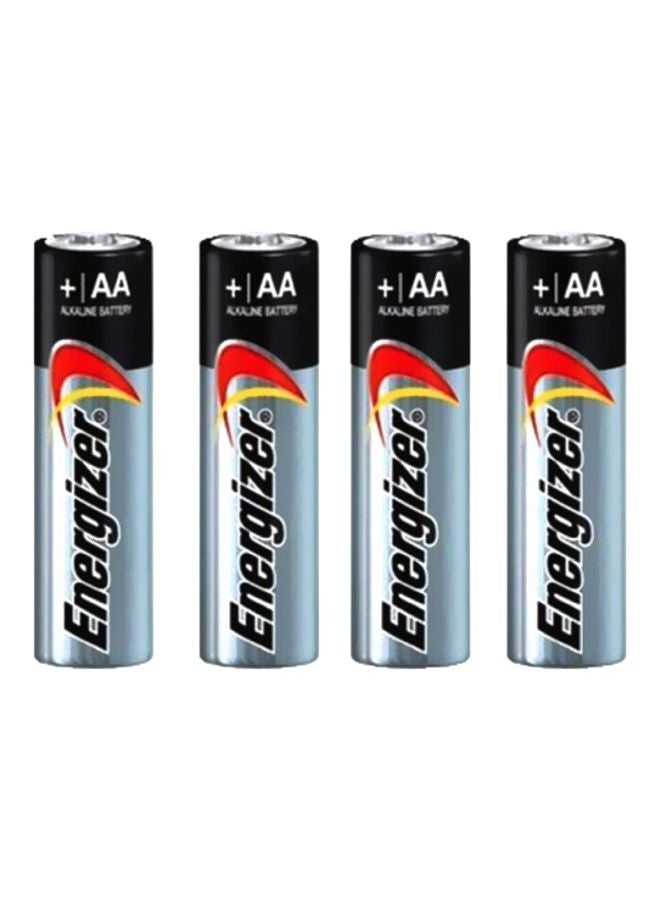 Energizer Pack Of 4 Max Alkaline AA Battery Silver/Black - Image 1