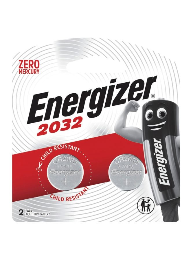 Energizer 2-Piece 3V MAX SP Coin Lithium Battery Set Silver - Image 1