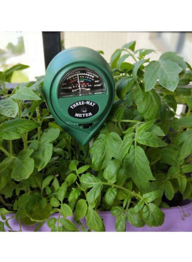 Voberry 3-In-1 Soil Tester Moisture Meter Green 29x5x8cm  - Image 2