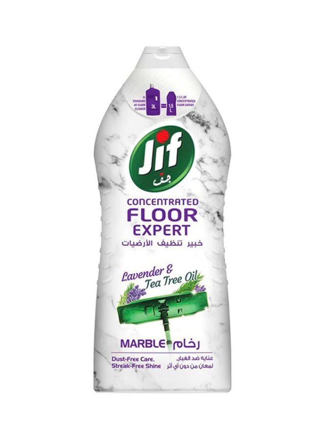 Jif Concentrated Floor Expert For Marble Flooring Lavender And Tea Tree Oil White 1500ml  - Image 1