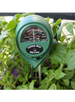 Voberry 3-In-1 Soil Tester Moisture Meter Green 29x5x8cm  - Image 3
