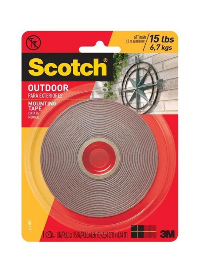 3M Outdoor Mounting Tape Red  - Image 2
