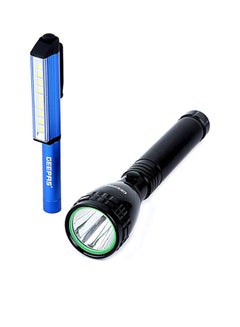 GEEPAS Set Of 2 LED Flashlight Black  - Image 3