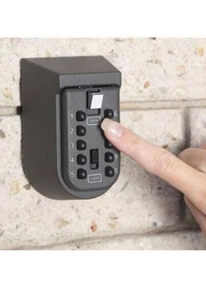 Beauenty Wall Mounted Electronic Key Hiding Storage Box Black 65x105x55mm - Image 3