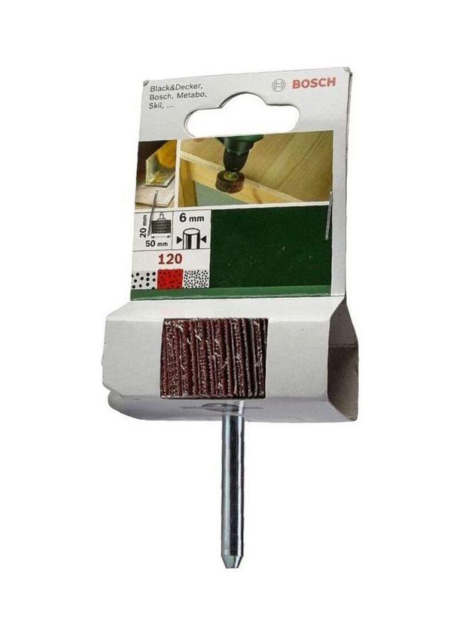 BOSCH 120 Grit Flap Wheel Brown  - Image 1