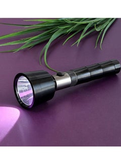 KRYPTON Rechargeable LED Flashlight Black/Silver/Clear  - Image 4