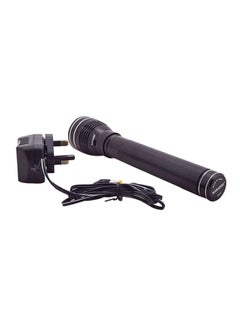 SONASHI Rechargeable LED Torch with Hyper Bright LED Bulbs  25 Hours of Continuous Working  Waterproof Torch with Long Coverage of 800 Meters  LED Torches and Flashlights SLT-281-WP Black/Green 23cm  - Image 2