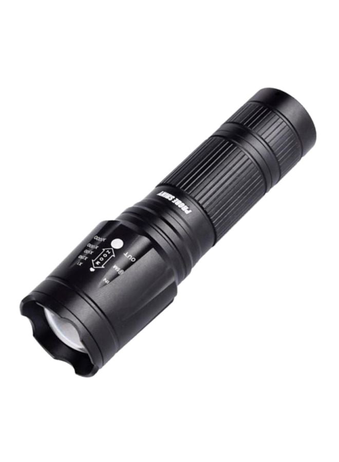 Voberry - X800 Tactical Flashlight LED Zoom Military Torch G700 Battery Charger SKYWOLFEYE Black - Image 1