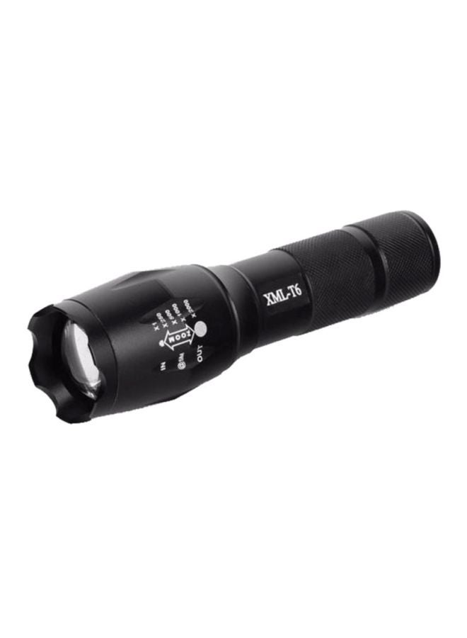 Voberry - X800 Tactical Flashlight LED Zoom Military Torch G700 Battery Charger SKYWOLFEYE Black - Image 1