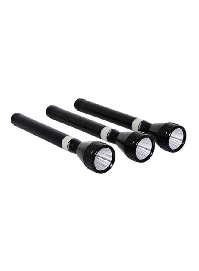 Beauenty Set Of 3 Gfl4658 Rechargeable LED Flashlight Black 7x25cm  - Image 2