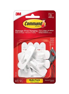3M Small Hook Value Pack White  - Image 2