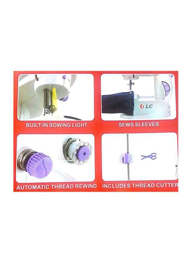 DLC Multipurpose Electronic Sewing Machine DLC-31121 White/Purple  - Image 2