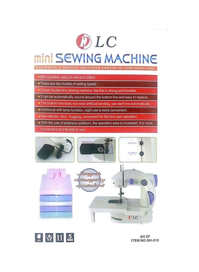 DLC Multipurpose Electronic Sewing Machine DLC-31121 White/Purple  - Image 4