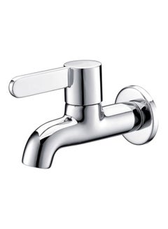 Wall Mounted Bib Tap Silver