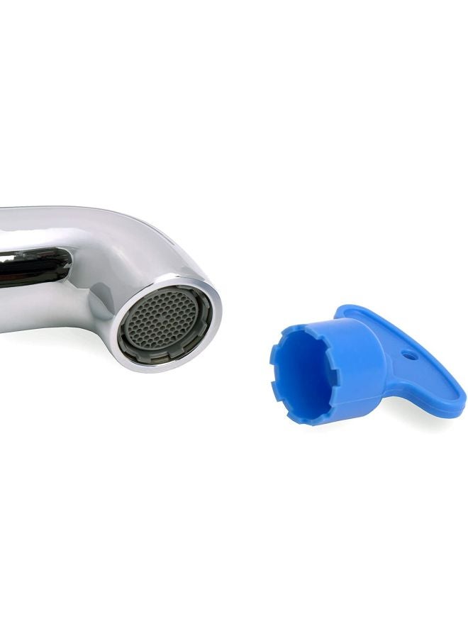 GEEPAS - Wall Mounted Bib Tap Silver - Image 1