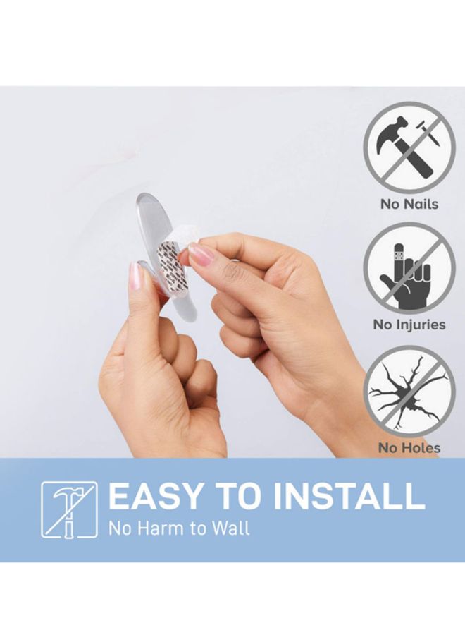 3M Pack Of 2 Hooks Clear - Image 4