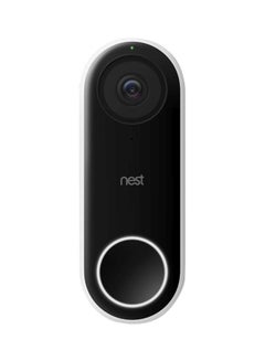 Nest Hello Smart Doorbell Black  - Image 1