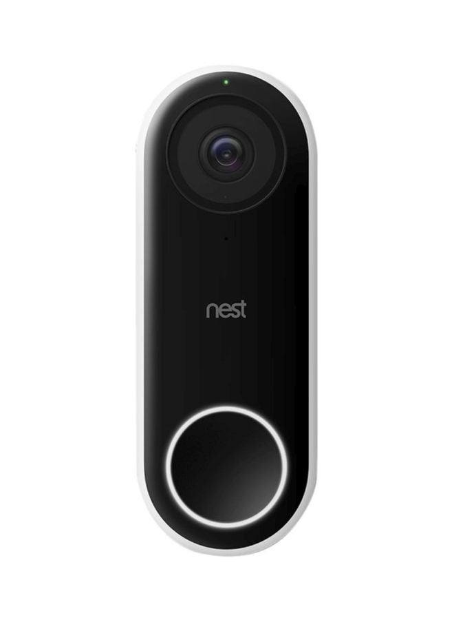 Nest Hello Smart Doorbell Black  - Image 1