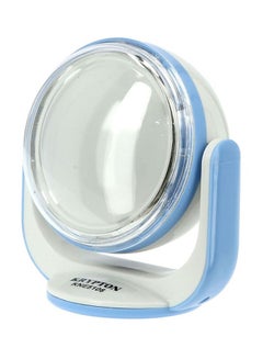 KRYPTON Rechargeable LED Lantern /  Camping Emergency Lantern with Light Dimmer Function, Mega Luminous LEDs, Anti-glare Bright and Easy Carry Handle White/Blue  - Image 1