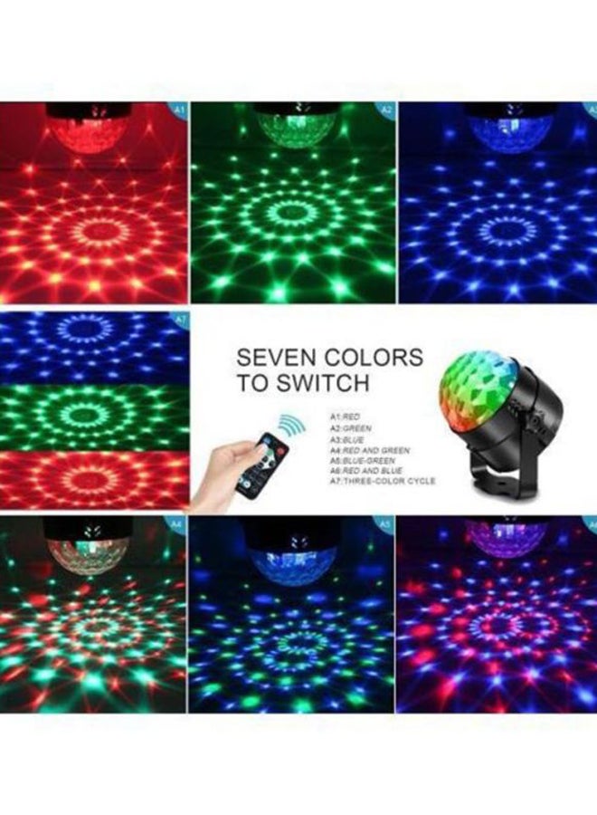 بيوينتي ضوء لحفلات الدي جيه بمقبس أمريكي مع جهاز تحكم عن بعد أخضر/أزرق/أحمر 10x12سم - Image 2