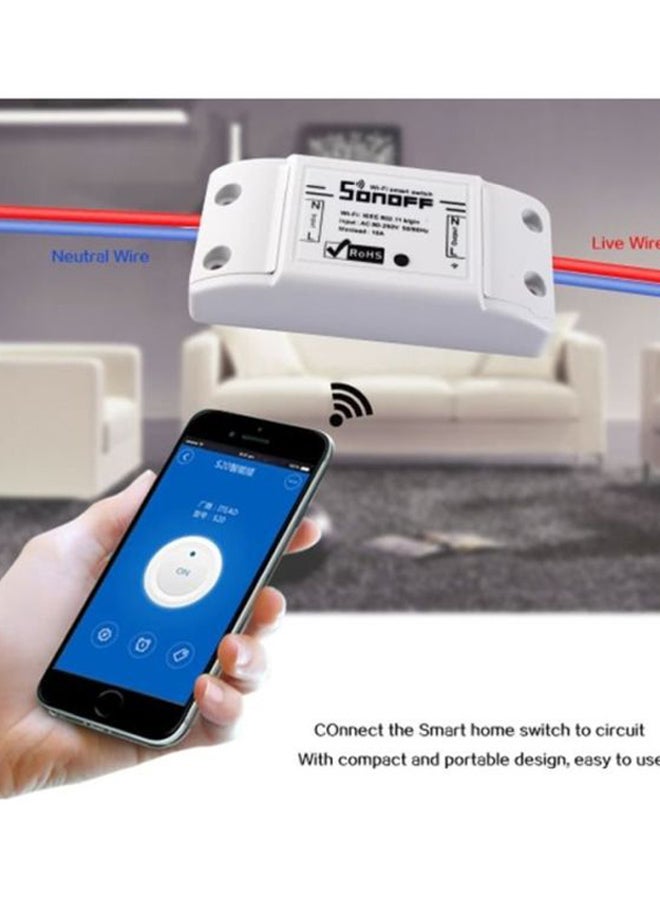 SONOFF - Basic WIFI Wireless Switch White - Image 1