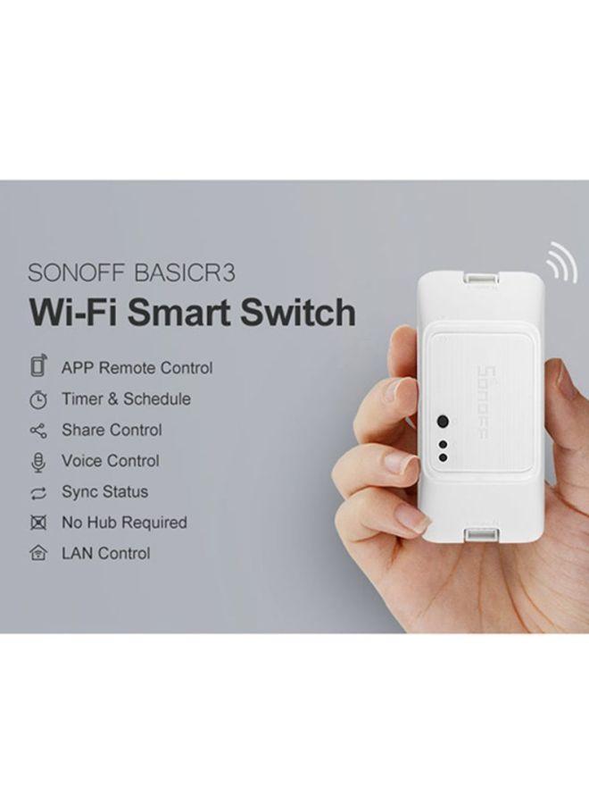 SONOFF 6-Piece Intelligent On/Off Wifi Control Switch Set White 30x3x10cm - Image 2