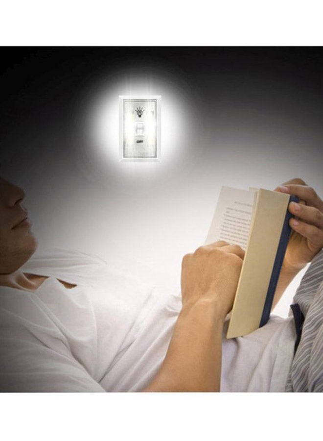 Voberry 4-Piece LED Cordless Cob Light Switch Set Black 4.44x2.95x0.82inch - Image 5